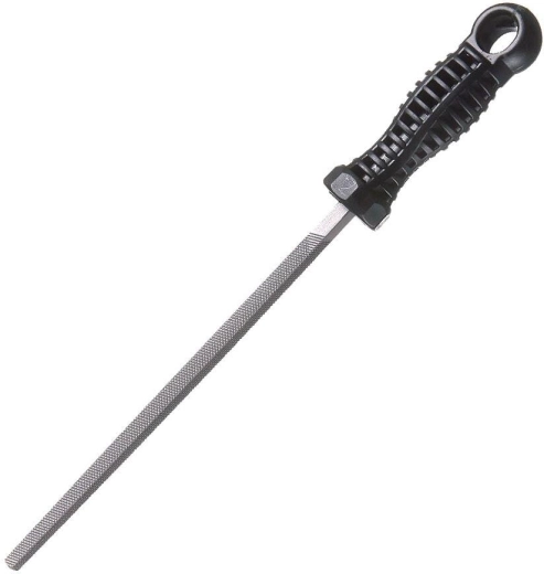 Pilă metalică pătrată 200 mm, tăietură în cruce, granulație 2 (8×8 mm)