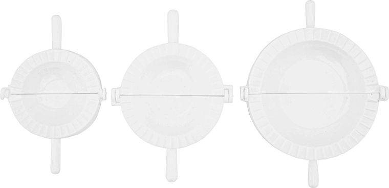 Set de 3 forme pentru pierogi 7,5/8,5/10 cm