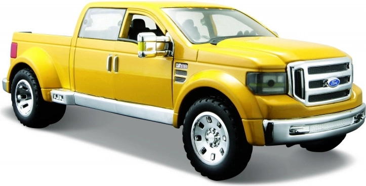 Model auto Ford Mighty F-350 Super Duty galben, scară 1:31