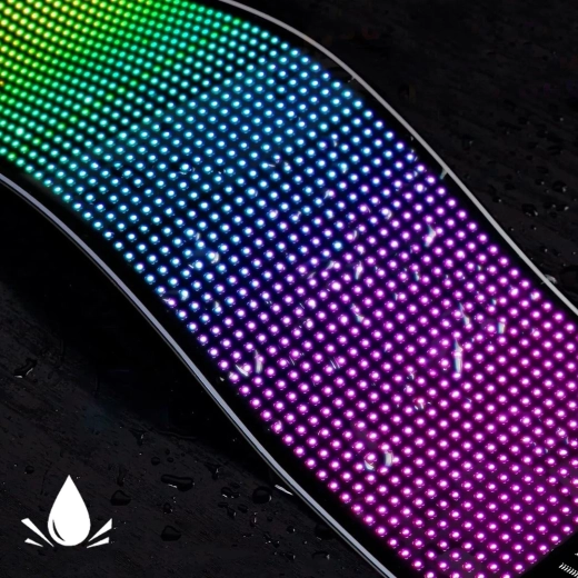 Suprafață LED RGB flexibilă