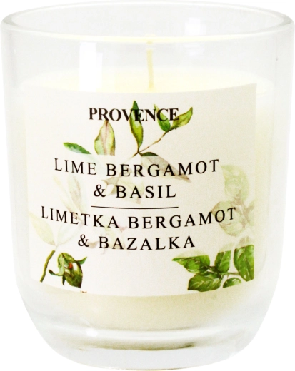 Lumânare parfumată din sticlă lime și bergamotă 158 g
