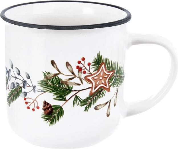 Decor de iarnă care creează o atmosferă sărbătorească