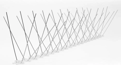 Țepi anti-păsări 50 cm, 40 de țepi (pachet 12 buc.)