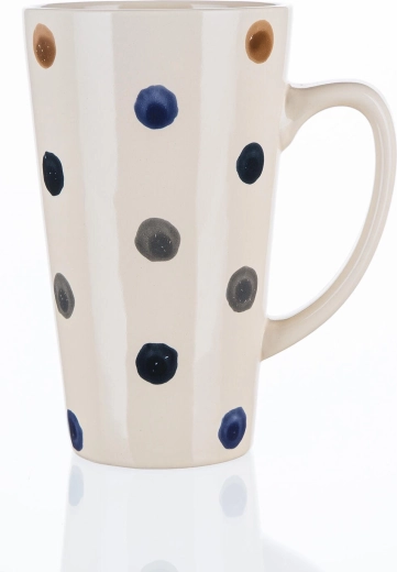 Cană ceramică DOTS 450 ml