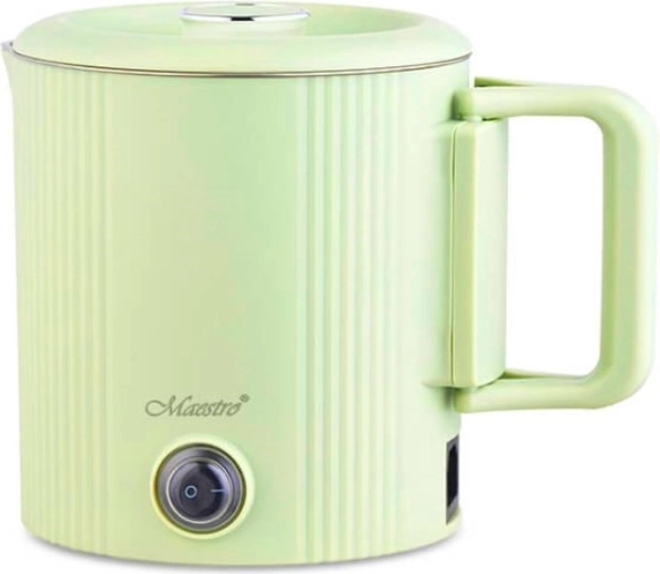 Fierbător de apă de călătorie și oală electrică 2 în 1, 0,8 l, 600 W MAESTRO MR-009 Mint