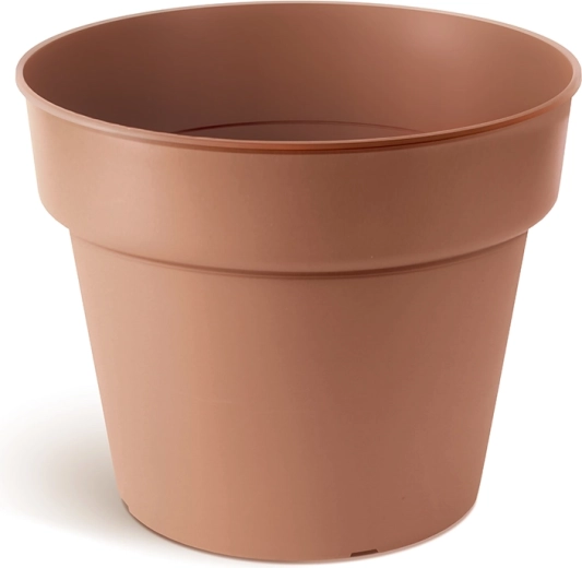 Ghiveci de flori din plastic PLANTI 16,5 cm – teracotă