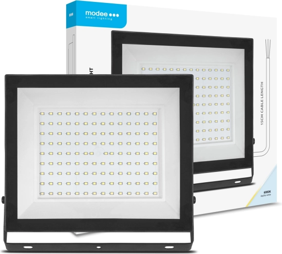 Modee reflector LED E‑series Slim 100 W, 120°, 8000 lm, alb rece