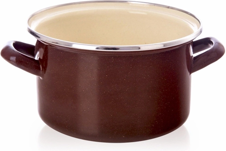 Oală emailată BROWN 18 cm, 2 l