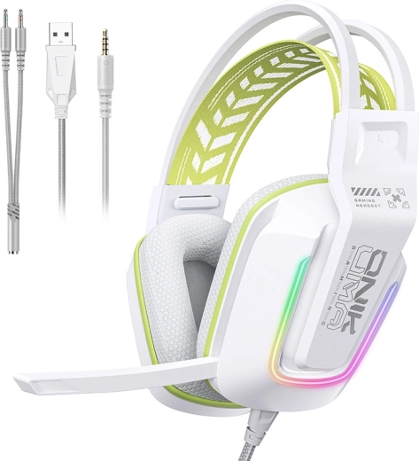 Căști de gaming Onikuma X13 alb