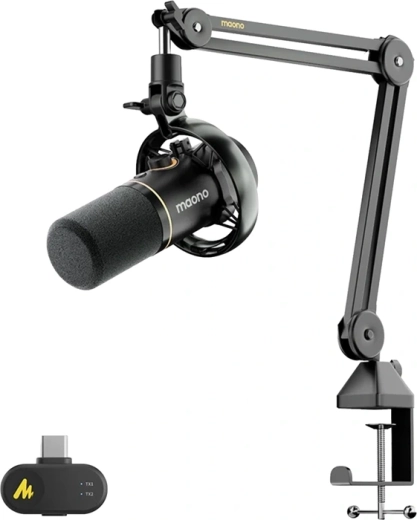 Maono PD200WS microfon dinamic USB/XLR/2,4 GHz (negru)