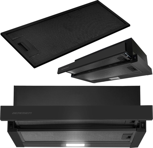 Hota telescopică 50 cm neagră BERDSEN