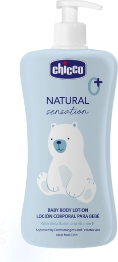 Chicco Natural Sensation lapte de corp cu unt de shea și vitamina E 150 ml
