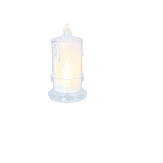 Lumină LED alb cald cu efect realist