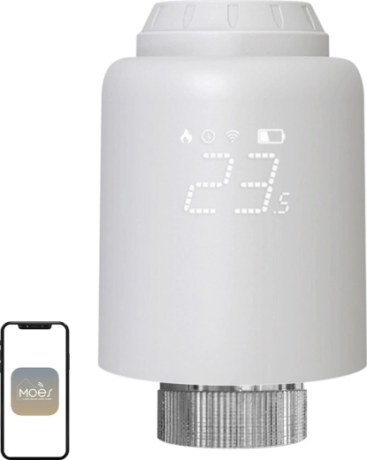 Moes cap termostatic inteligent ZigBee Tuya ZTRV-PJ-601-MS
