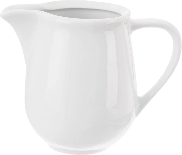 Latieră din porțelan Mona albă 260 ml
