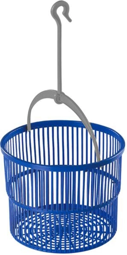 Coș pentru clești de rufe cu cârlig 19 × 19 cm