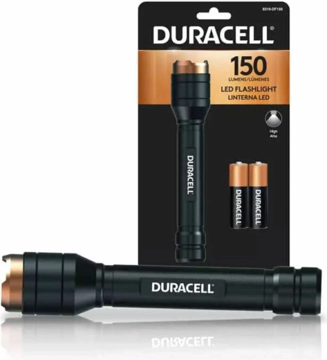 Lanternă din aluminiu Duracell 2× AAA 150 lm