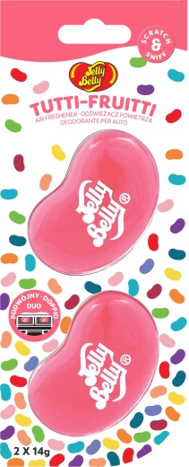 Jelly Belly odorizant auto pentru ventilație Tutti Frutti DUO