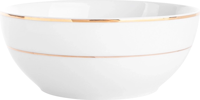 MariaPaula clasic linie aurie bol pentru salată 17 cm, 820 ml