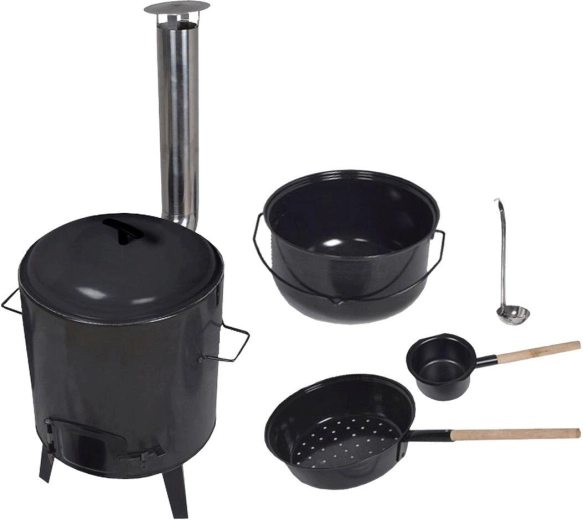 Set cazan cu vatră proprie 16 l