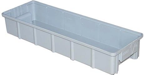 Sertar de raft din plastic 20 × 60 × 9,5 cm, capacitate de încărcare 12 kg