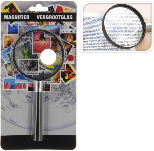 Lupă de buzunar 60 mm cu mărire 2x