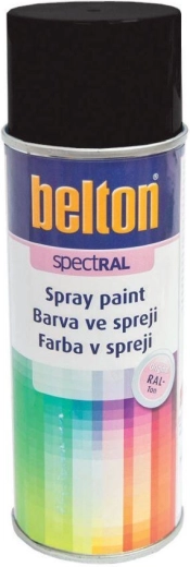Vopsea spray BELTON RAL 9005 negru lucios 400 ml