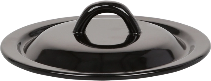Capac emailat 20 cm negru Silesia Rybnik