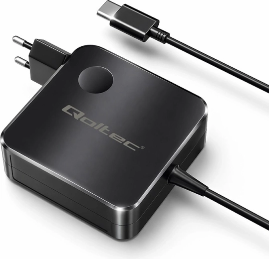 Încărcător de rețea Qoltec GaN 65 W USB‑C PD cu PPS