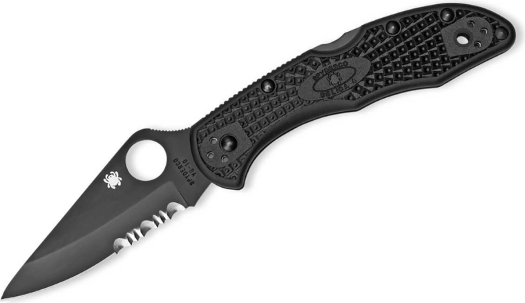 Spyderco Delica 4 Lightweight All Black – cuțit de buzunar