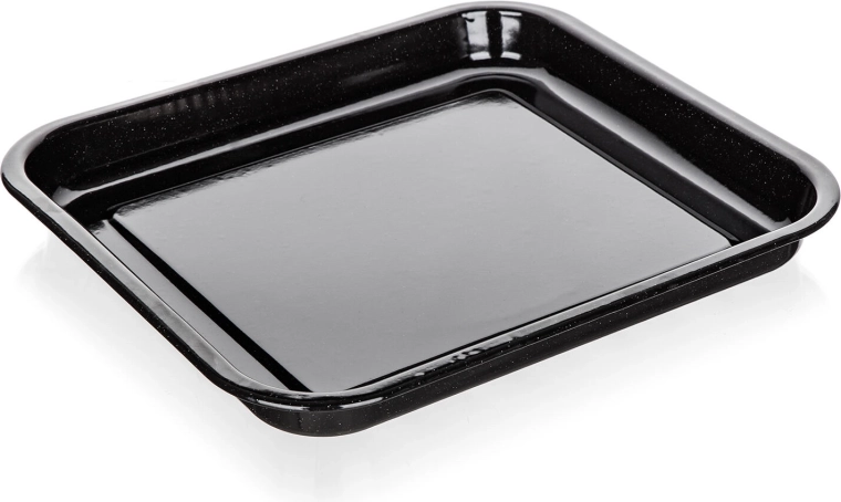 tavă emailată 41 × 37 × 4 cm CULINARIA Black