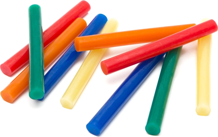 Baghetă colorată de adeziv termofuzibil pentru pistol de lipit, 11 mm - 1 bucată