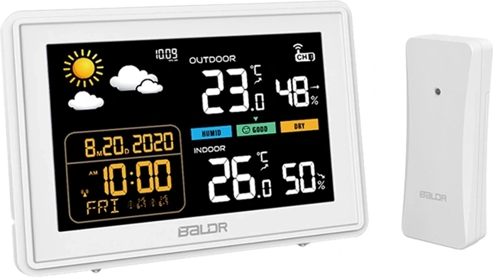 Stație meteorologică BaldrTherm cu senzor exterior