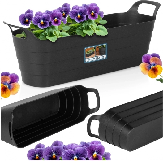 Formă alungită elegantă pentru ierburi și flori