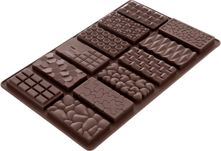 12 mini tablete cu reliefuri diferite