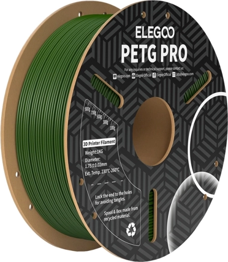 Filament ELEGOO PETG Pro verde măsliniu