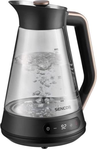 Fierbător electric Sencor cu reglarea temperaturii, 1,5 l