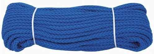 Sfoară împletită din polipropilenă fără miez 6 mm, colorată, 20 m