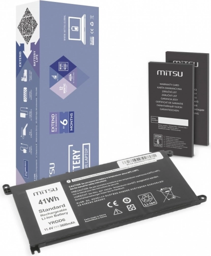 Baterie pentru Dell Inspiron 14 5481, 5590 3600 mAh (41 Wh) 11,4 V