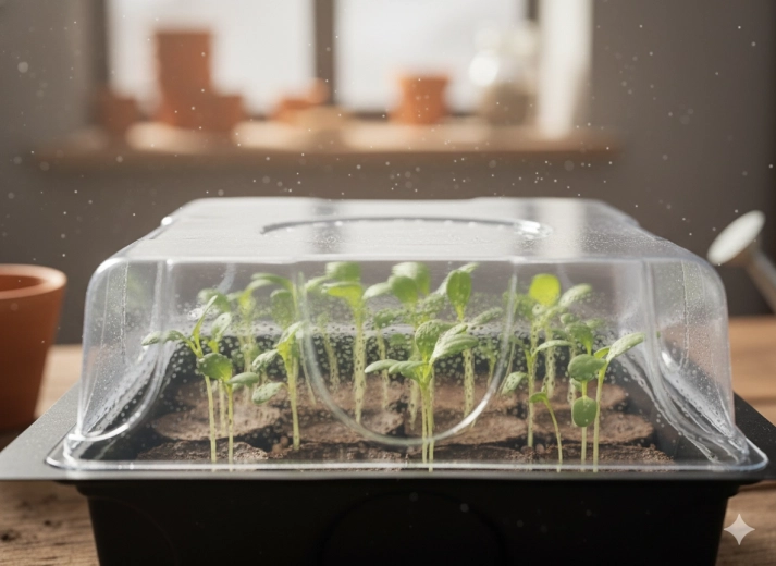 Microclimat reglabil pentru germinare rapidă