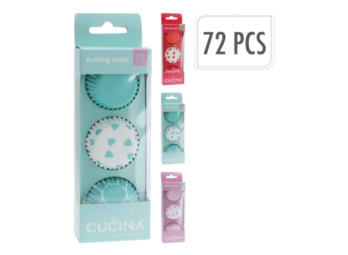 Set 100 forme de hârtie pentru copt 10,5 cm