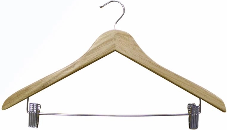 Umeraș din lemn pentru rochii și pantaloni TORO