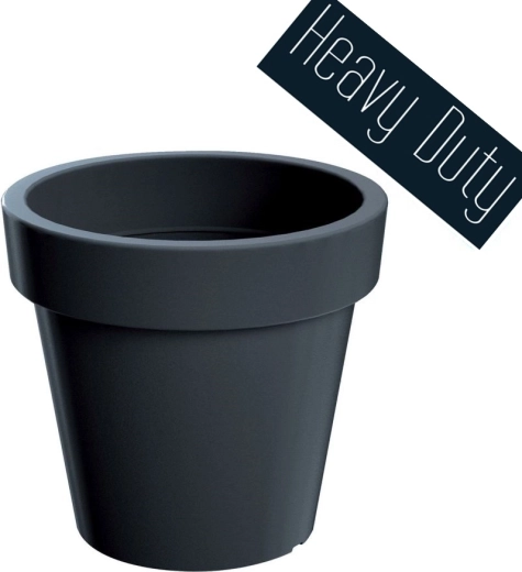 Ghiveci Lexo Round 100 cm antracit