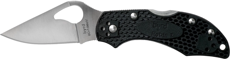 Byrd Robin 2 cuțit de buzunar ușor 6,4 cm, negru, FRN
