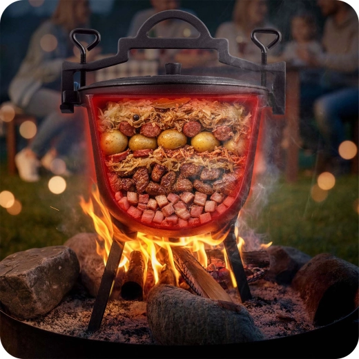 Stabilitate deasupra focului și pe sol