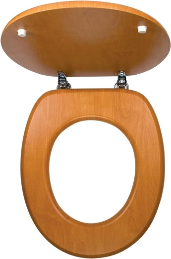 Colac WC nuc deschis din MDF furniruit