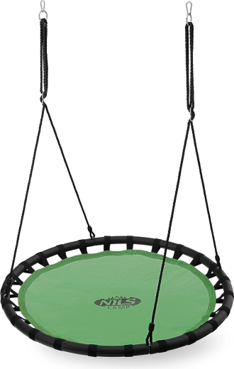 NILS Camp leagăn tip cuib de rândunică 120 cm verde