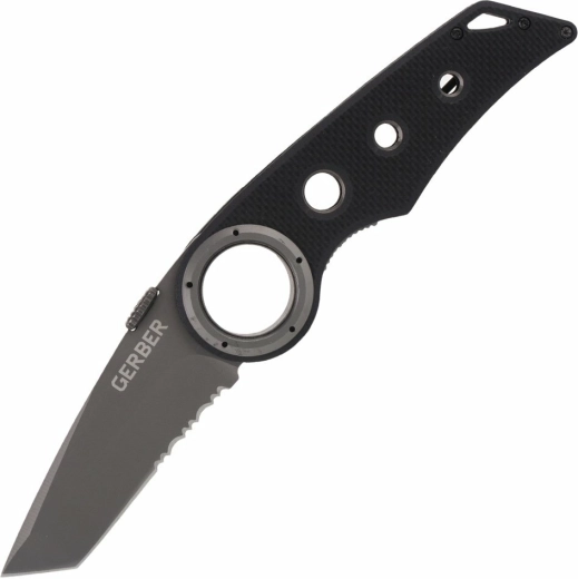 Gerber Remix Tactical cuțit de buzunar 7,7 cm, negru, G10, clips