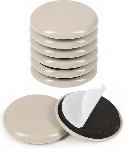 Tampoane glisante autocolante pentru mobilă 42 mm, set 8 buc