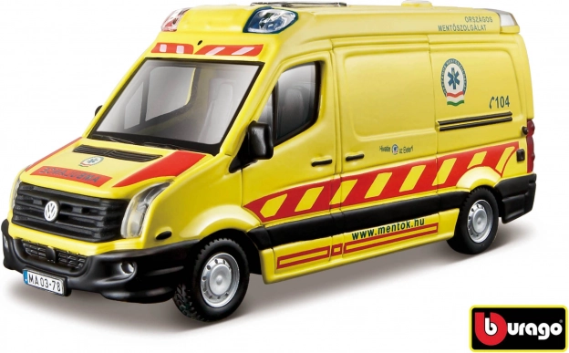 Bburago ambulanță de salvare Volkswagen Crafter 1:50